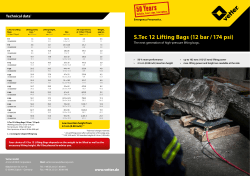 S.Tec 12 Lifting Bags (12 bar / 174 psi)