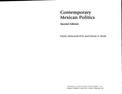 Contemporary Mexican Politics