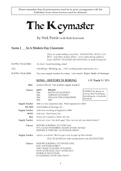 The Keymaster - Script Sample 1
