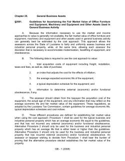 Chapter 25 - Louisiana Tax Commission