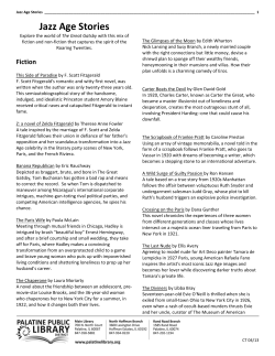 Jazz Age Stories - Palatine Public Library