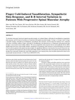 Finger Cold-Induced Vasodilatation, Sympathetic Skin