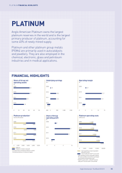 platinum - Anglo American
