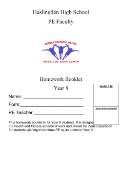 PEHomeworkBookletYea.. - Haslingden High School