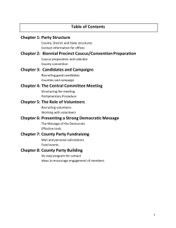 2016 County Party Handbook