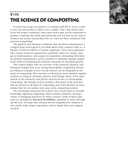 The Science of Composting - Cornell Waste Management Institute