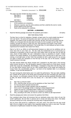 3 hrs. 12-9-2014 Summative Assessment I in ENGLISH