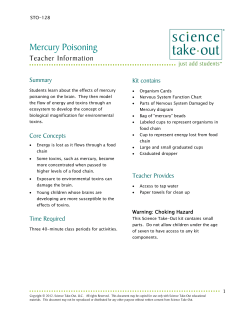 Mercury Poisoning - Science Take-Out