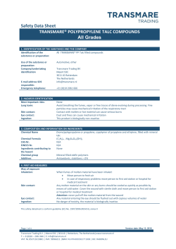 material safety data sheet