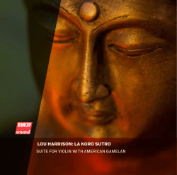 lou harrison: la koro sutro - Boston Modern Orchestra Project