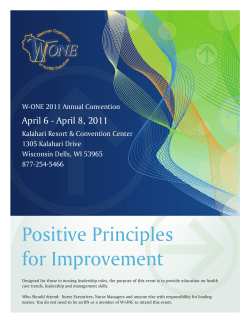 Positive Principles for Improvement