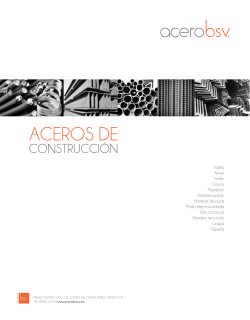 Catalogo de Aceros de construccion