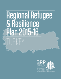 Turkey Regional Refugee and Resilience Plan