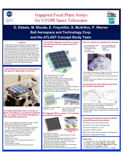 Gigapixel Focal Plane Arrays for UVOIR Space Telescopes (Ebbets