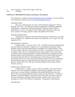 Starr, Frederick, Jr. (1826-1867), Papers, 1850