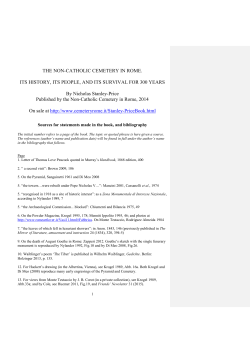 HERE - Il Cimitero Acattolico di Roma