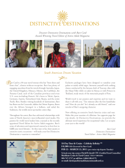 South American Dream Vacation