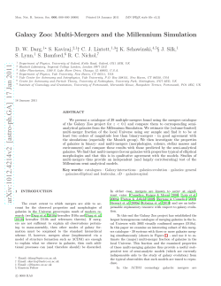 Galaxy Zoo: Multi-Mergers and the Millennium Simulation