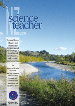 Soil nitrogen - Earth Sciences