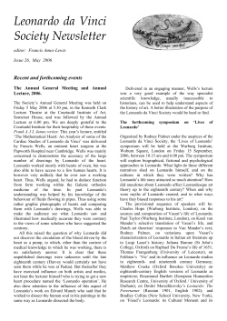 Leonardo da Vinci and His Treatise on Painting