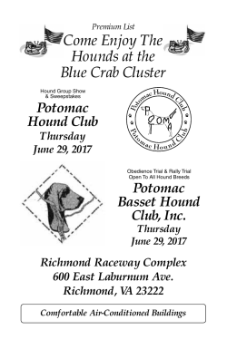 Come Enjoy The Hounds at the Blue Crab Cluster