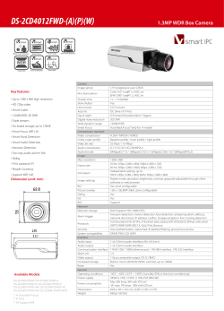 DS-2CD4012FWD-(A)(P)(W)