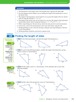 finding the length of sides