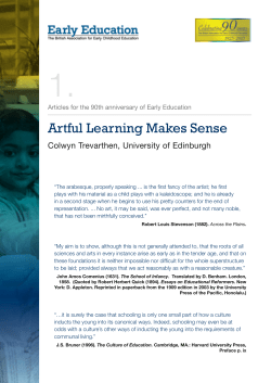 Artful Learning Makes Sense