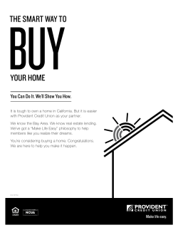 Real Estate Handbook - Provident Credit Union