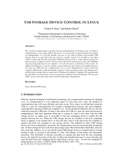 usb storage device control in linux