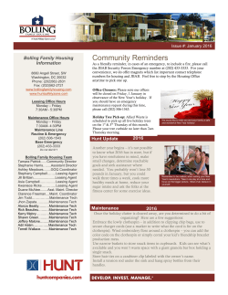 March 2016 - Bolling Family Housing
