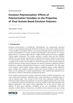 Emulsion Polymerization
