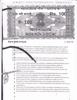 Mandatory Disclosure - Govt Polytechnic College