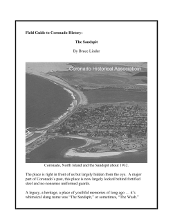 Field Guide to Coronado History: The Sandspit By Bruce Linder