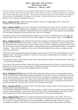 Janet`s Agriculture Tour in France Maine Cheese