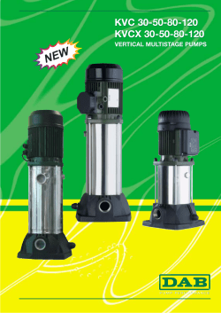 KVC 30-50-80-120 KVCX 30-50-80-120 KVC 30-50-80-120