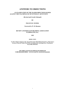 to this PDF. - SDA Personal Ministries