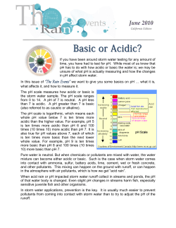 Basic or Acidic?