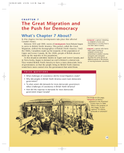 The Great Migration and the Push for Democracy