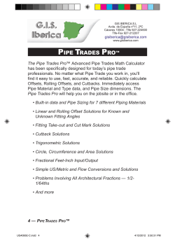 pipe trades pro - Gis Iberica S.L.