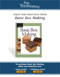 Basic Box Making
