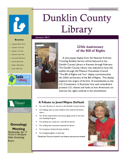 225th Anniversary of the Bill of Rights