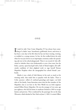 If truth be told, Tom Cruise Mapother IV has always been some