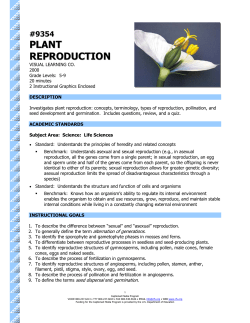 9354 plant reproduction - The Described and Captioned Media