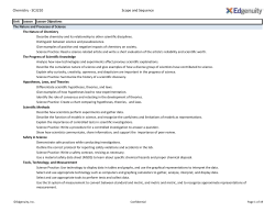 Chemistry A Scope and Sequence