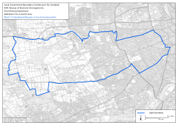 0.65 Mile ward boundary Local Government Boundary Commission