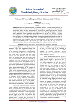 Asian Journal of Multidisciplinary Studies