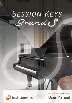 Session Keys Grand S Manual - e