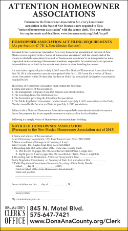 attention homeowner associations