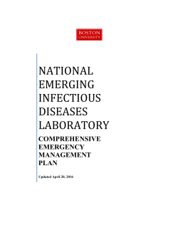 NEIDL Comprehensive Emergency Management